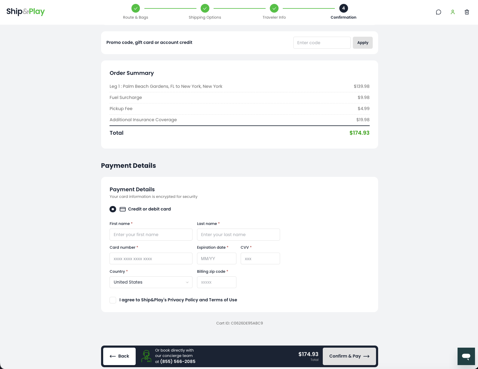 Step 6 — Payment